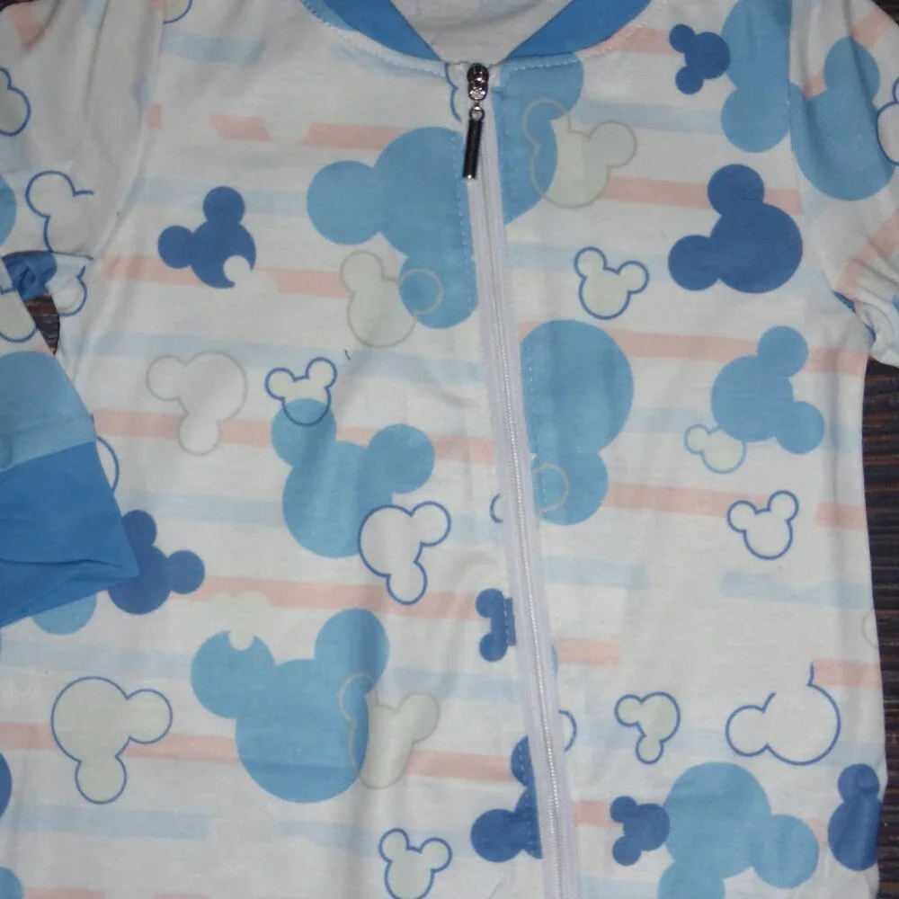 Mickey Mouse Baby Boys Boutique Romper Jumpsuit Sleeper